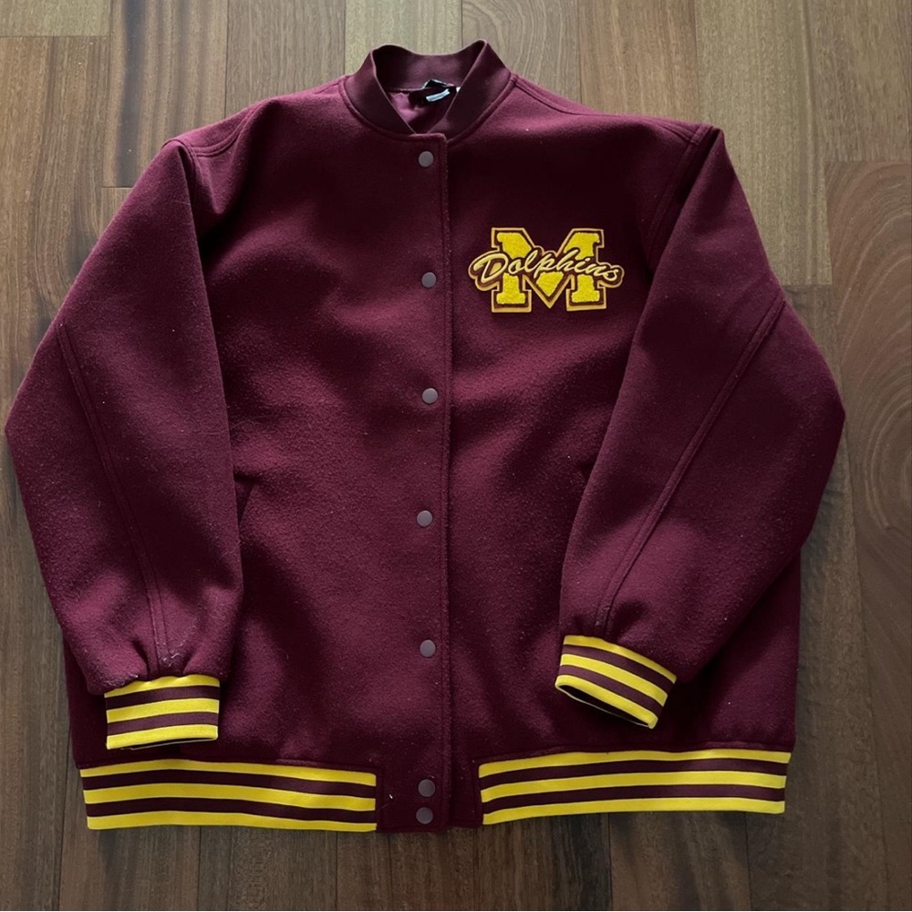 Miami dolphins varsity jacket